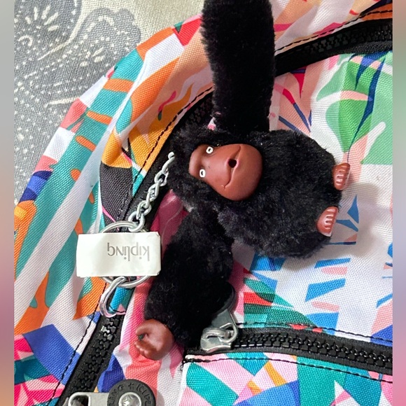 New Kipling Chuwy Backpack Patchwork Garden multicolor large - Picture 2 of 13